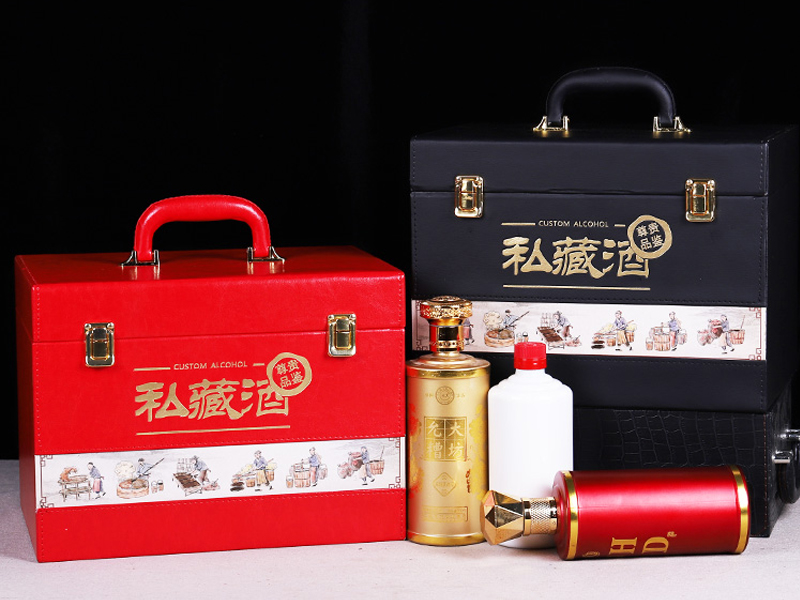 Wine box color printing